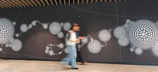 Mural from Gordon B Shrum Building