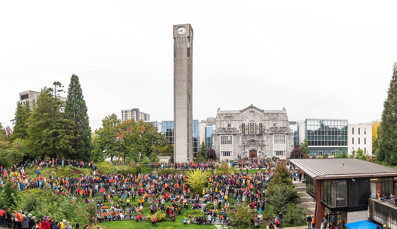 A community gathers at UBC to commemorate OSD