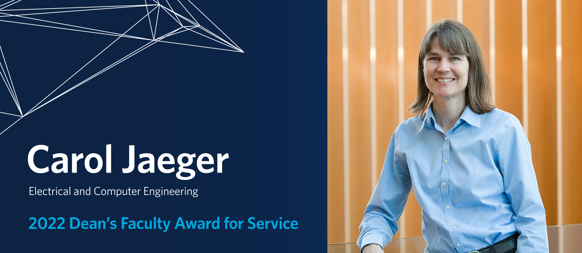 2022 Dean's Faculty Award for Service: Carol Jaeger