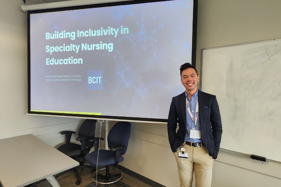 UBC MHLP Alumni Ellison Chung Presenting for BCIT audience