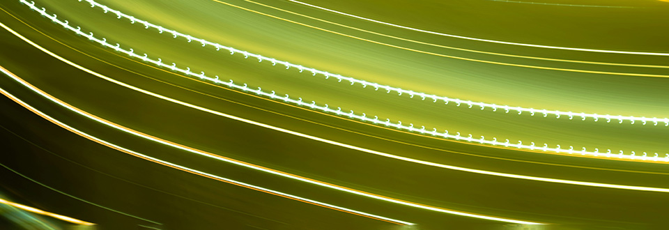 Yellow and green bright lines