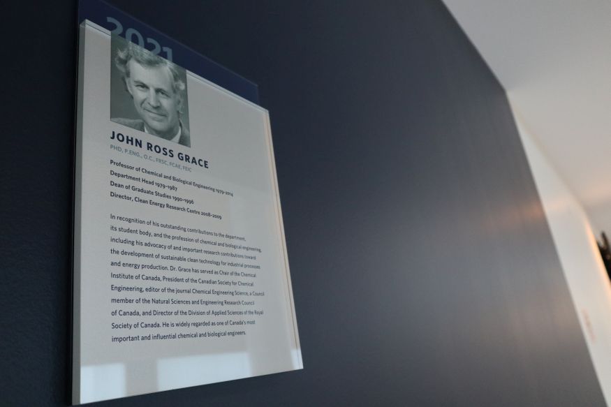 John Grace Hall of Fame plaque