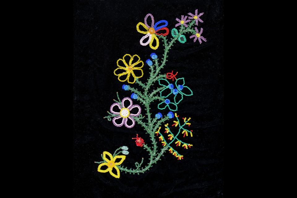 Beadwork map of Kinship Table