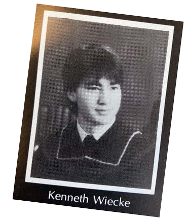 Ken Wiecke - yearbook photo