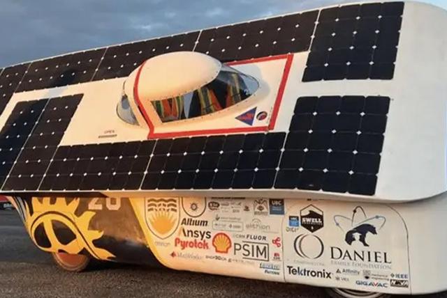 UBC Vancouver's solar powered race car