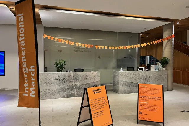 orange shirt day signs and display