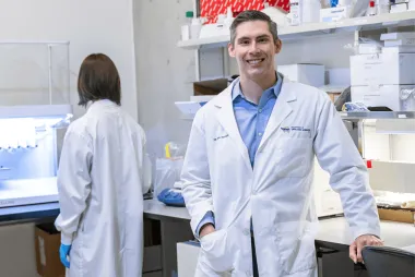 Dr. Ryan Flannigan at his lab