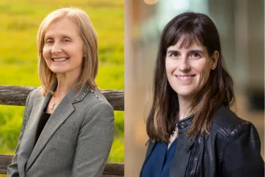 From left: Dr. Vicky Bungay and Dr. Agnes d'Entremont