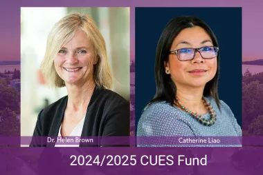Headshots of Dr. Helen Brown and Catherine Liao.