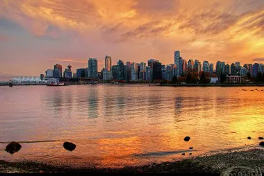 sunset Vancouver.