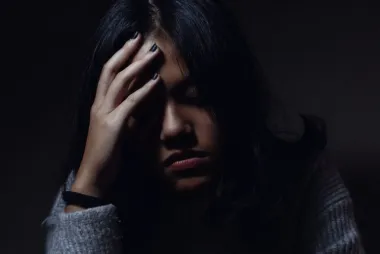 Unhappy woman