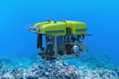 Full render of the proposed ROV design. 