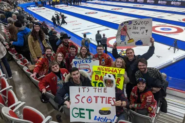 UBC Engineering Alumni at the Women's Curling Championship