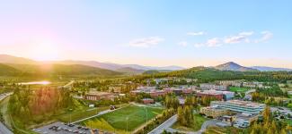 Aerial view of UBCO