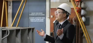 UBC Professor Tony Yang at the Smart Structures Lab