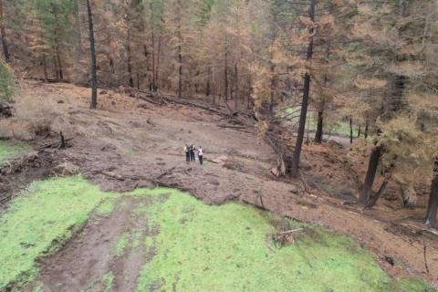 A member of the Nicomen Indian Band discusses how their land and water supply has been negatively affected by post-wildfire debris flows.