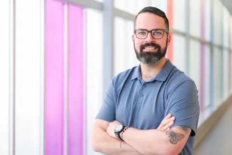 Scott Ramsay at the BCCH Research Institute