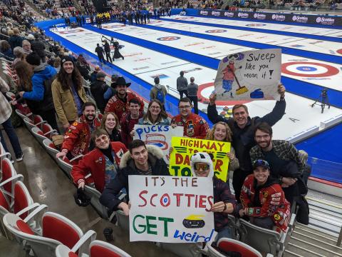 UBC Engineering Alumni at the Women's Curling Championship