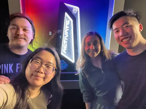 Gaming, Laughter, and Sushi at Activate with Engineering Alumni