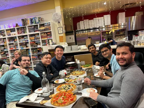 Board Games, Pizza, and Alumni Networking In Chinatown