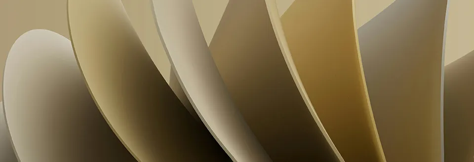 Flaps of different shades of yellow