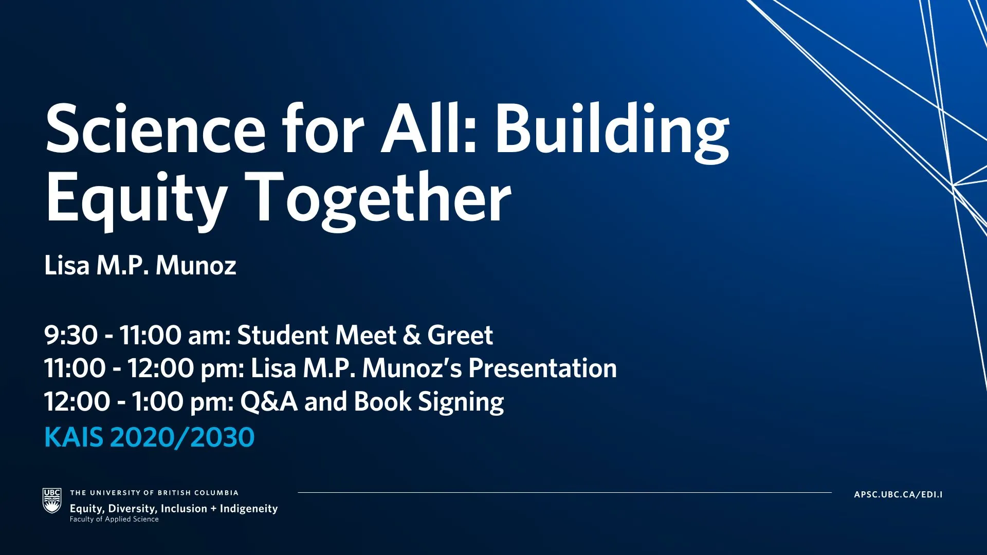Science for All Lisa Munoz poster